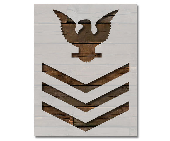 US Navy First Class Petty Officer Stencil (882)