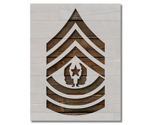 US Army Command Sergeant Major Stencil (897)
