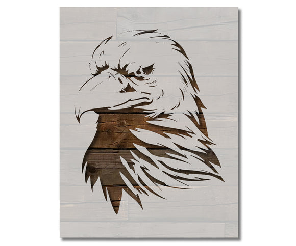 Eagle Falcon Head Stencil (959)