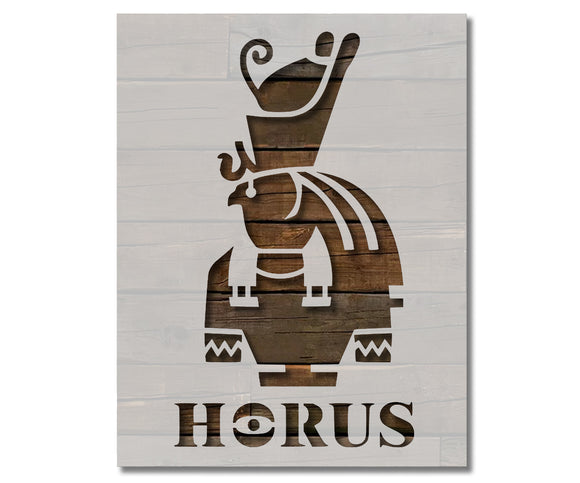 Ancient Egyptian God Horus Stencil (966)