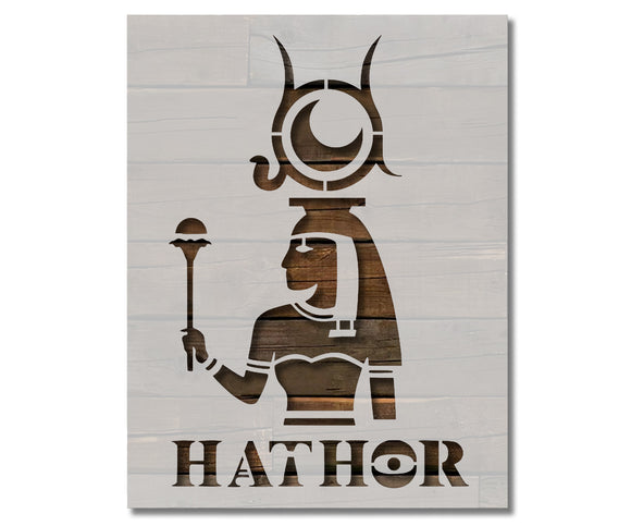 Ancient Egyptian God Hathor Stencil (971)