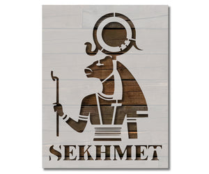 Ancient Egyptian God Sekhmet Stencil (976)